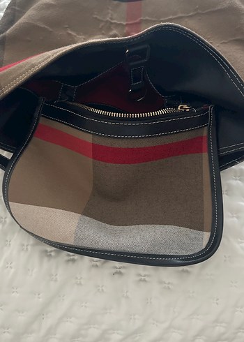 Burberry replika Tokalı Kahverengi Kadın Omuz Çantası - Görsel 3