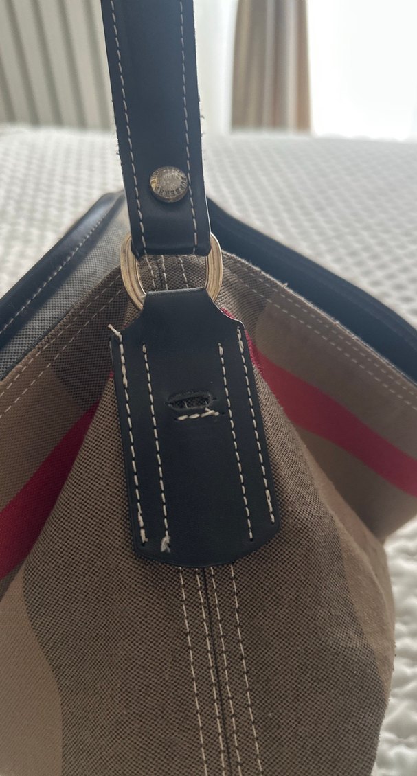 Burberry replika Tokalı Kahverengi Kadın Omuz Çantası - Görsel 5