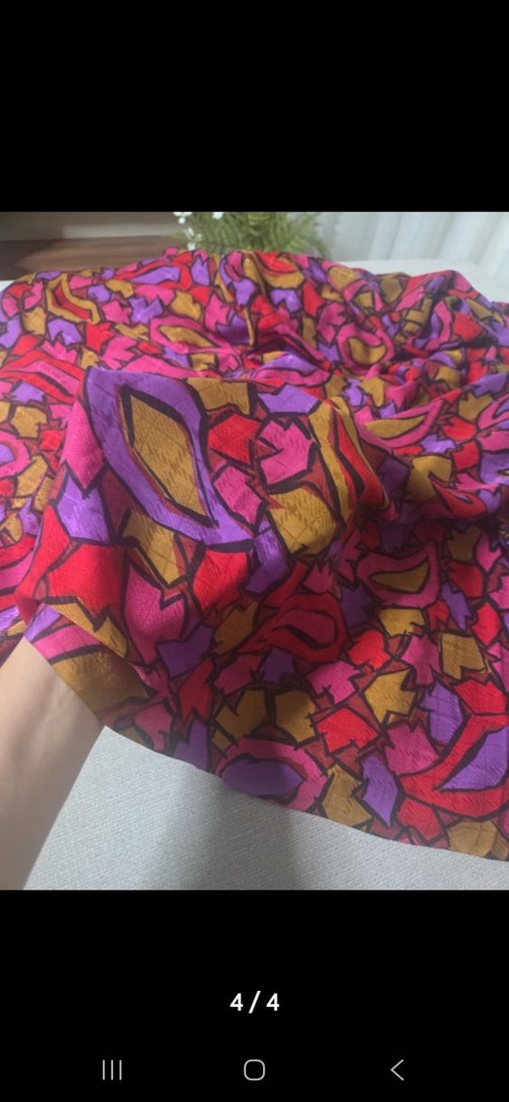 renkli özel İpek Saten parça kumaş - Görsel 4