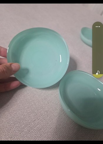 Pastel Turkuaz 4'lü kase Seti - Görsel 4