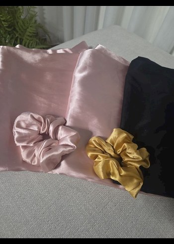 5 adet saten uyku seti - Görsel 2