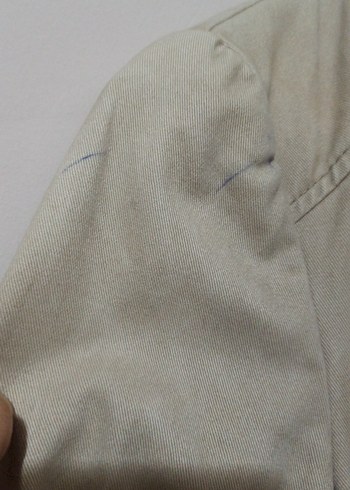 Bej Süet Midi Trençkot - Görsel 5