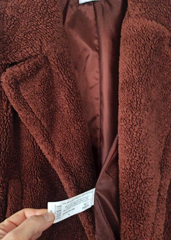 Kahverengi Kürklü Kadın Kısa Mont - Görsel 2