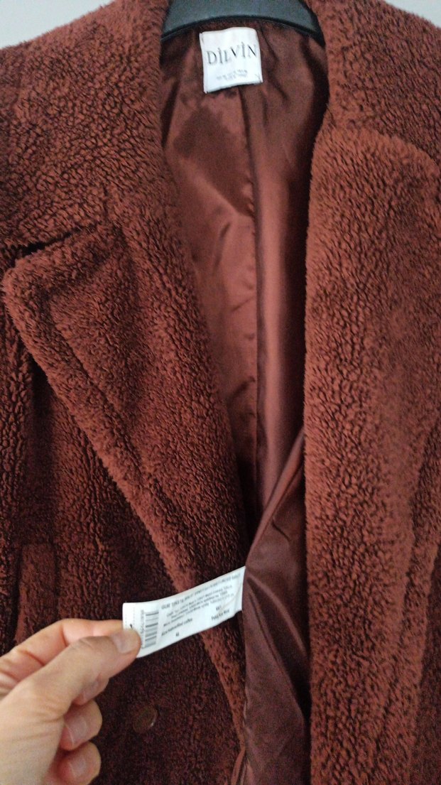 Kahverengi Kürklü Kadın Kısa Mont - Görsel 2