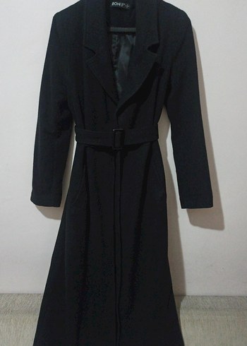 Kadın Siyah Uzun Goth Palto - Görsel 2