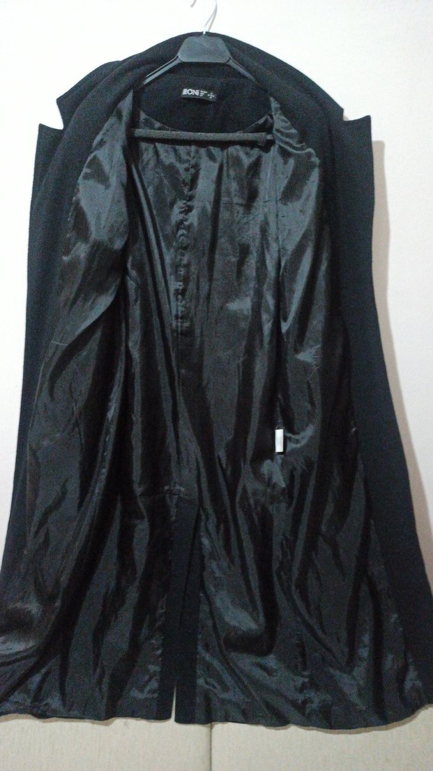 Kadın Siyah Uzun Goth Palto - Görsel 4