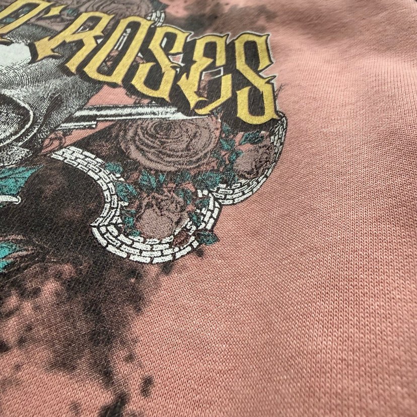 Pembe Kapüşonlu Rock Punk Sweatshirt - Görsel 3