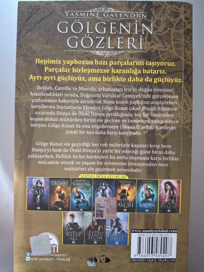 Fantastik Severlere: Yasmine Galenorn - Gölgenin Gözleri - Görsel 3