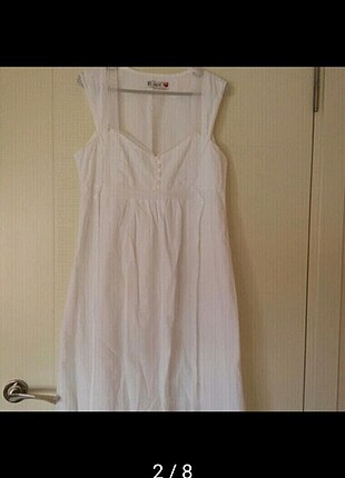 Dilvin Dilvin beyaz elbise