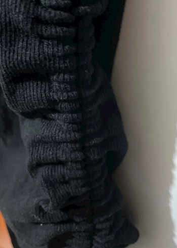 Siyah Mini Deri Kemerli Kadın Elbise - Görsel 4