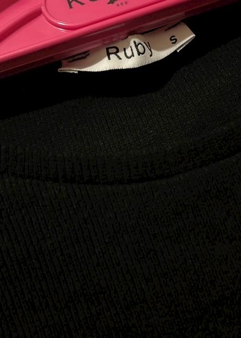 Siyah Mini Deri Kemerli Kadın Elbise - Görsel 2