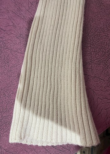 Gri V Yakalı Fermuarlı Kadın Kazak - Görsel 6