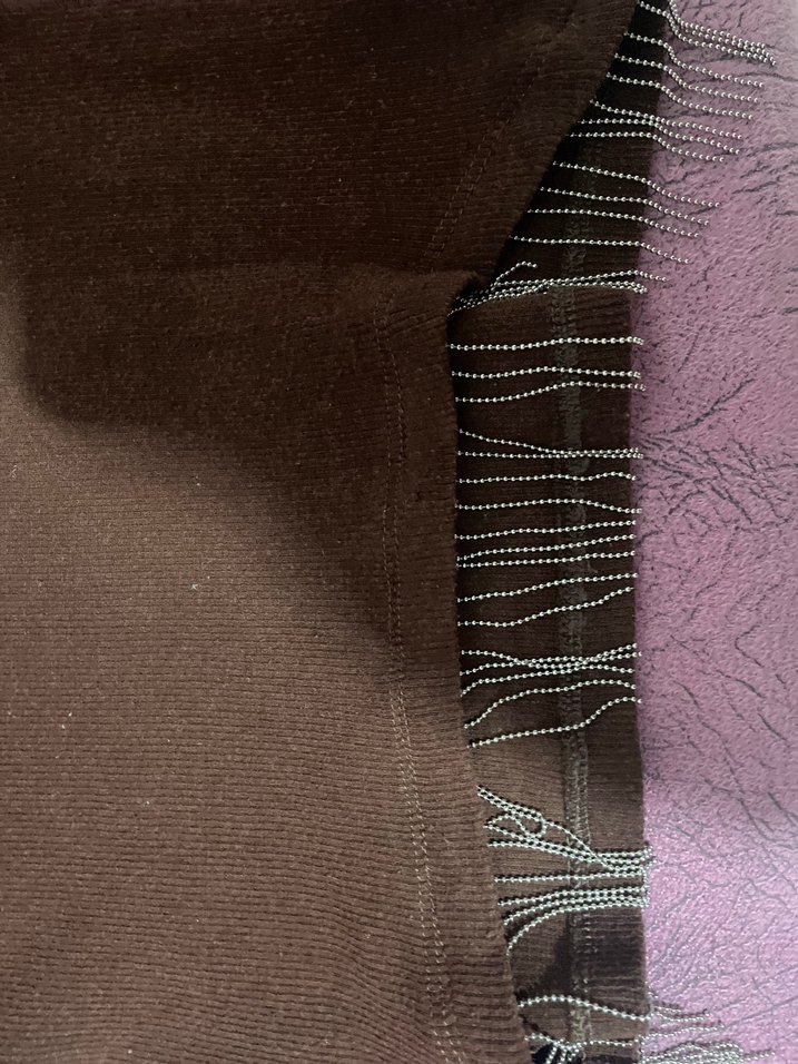 Kahverengi Boğazlı Uzun Kollu Triko Kazak - Görsel 2