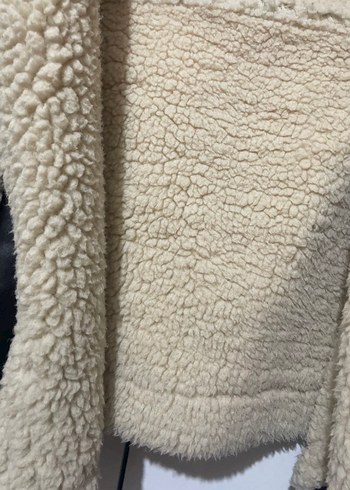 Kürklü Kısa Siyah Deri Kadın Ceket - Görsel 4