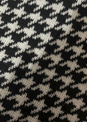 Kadın Siyah V Yaka Örgü Süveter - Görsel 3