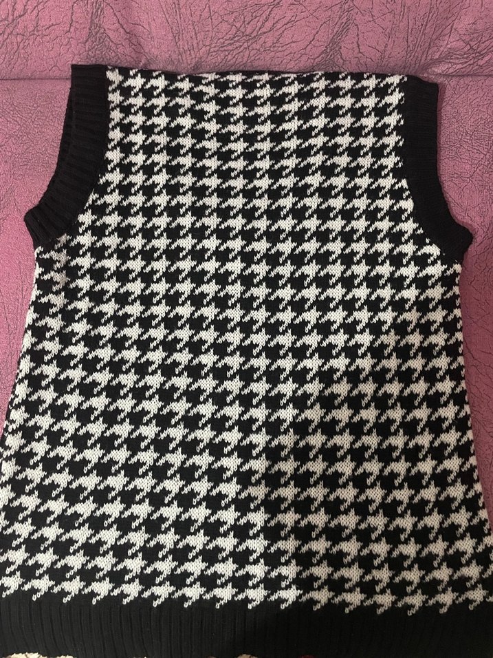 Kadın Siyah V Yaka Örgü Süveter - Görsel 2