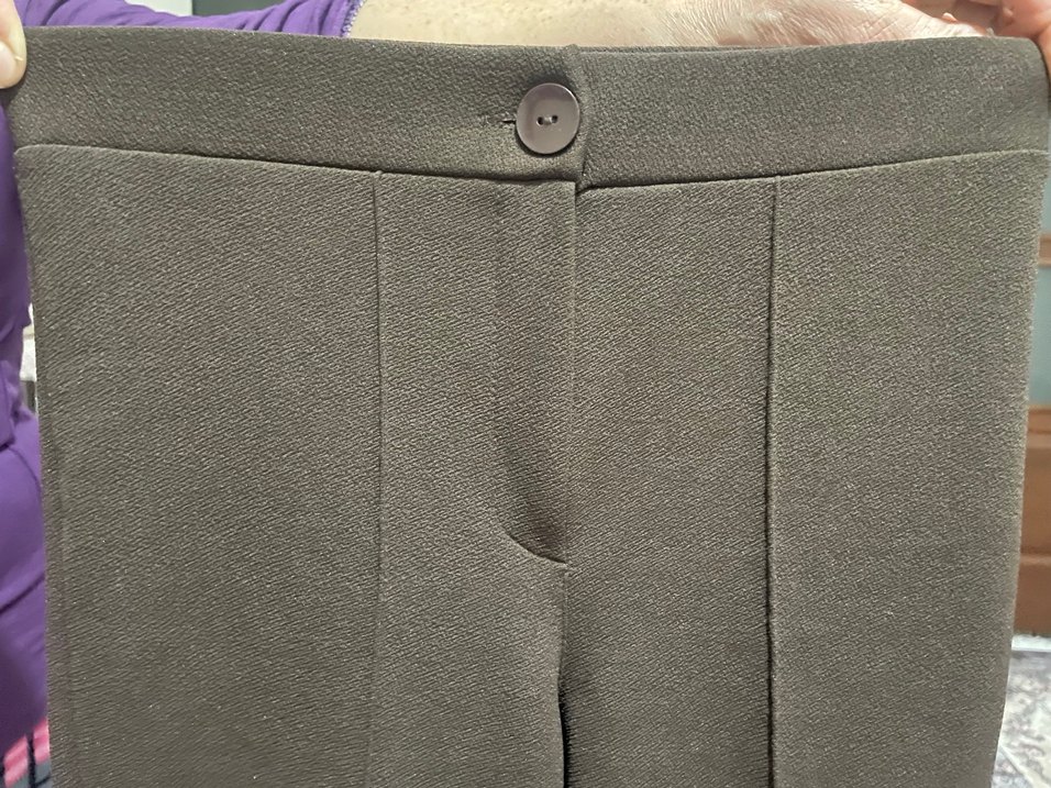 Kadın Kahverengi  Kumaş Pantolon - Görsel 2