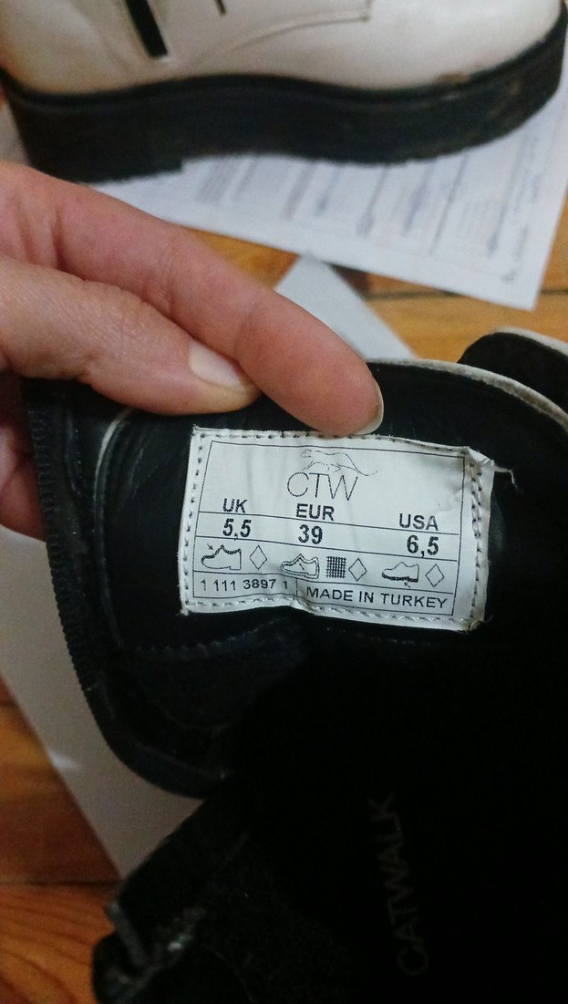 Beyaz Deri Platform Topuklu Kadın Bot - Görsel 4