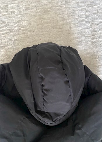 Kadın Siyah Kapüşonlu Kış Montu - Görsel 3