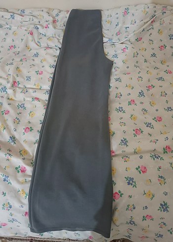 Gri Midi Kadın Kumaş Pantolon - Görsel 3