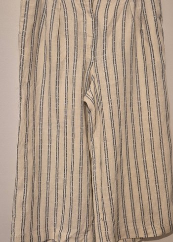 Marks and Spencer Keten Midi Kadın Pantolon