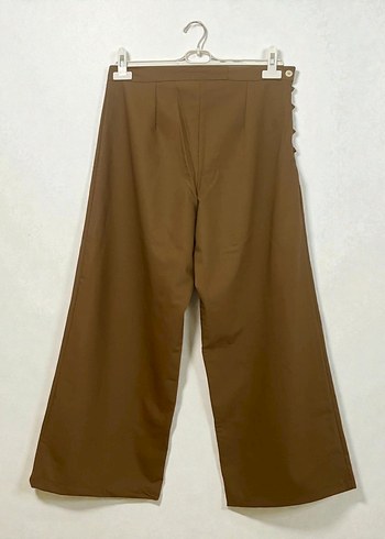 Kadın Bej Saten Salaş Pantolon - Görsel 2