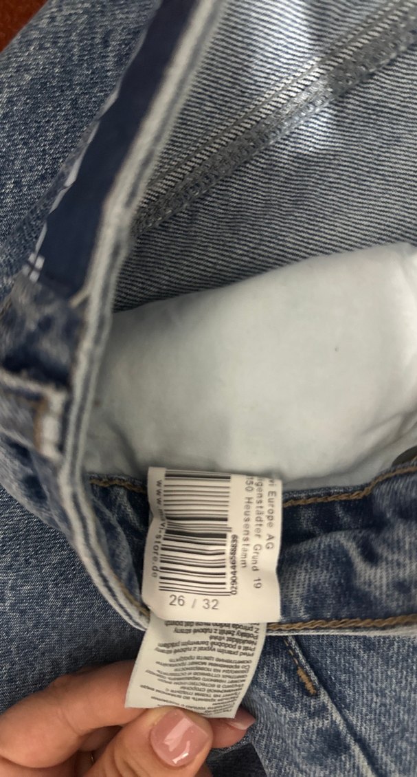 Mavi Rahat Kesim Kadın Kot Pantolon - Görsel 5