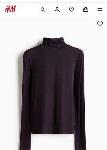 Siyah Balıkçı Yaka Uzun Kollu Bluz - Görsel 2