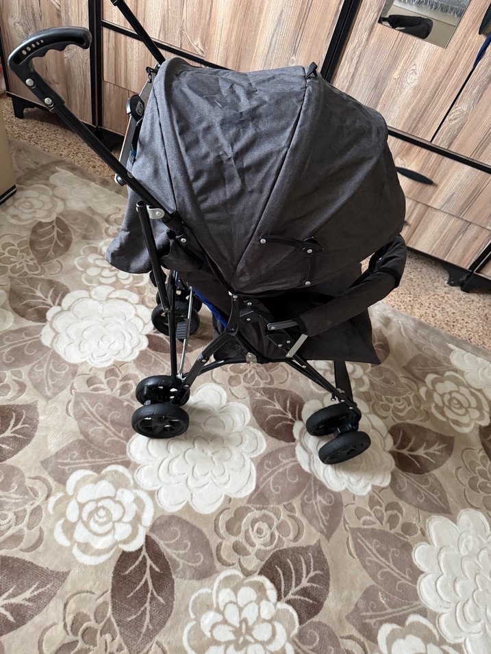 Gri Bebek Arabası - Görsel 3