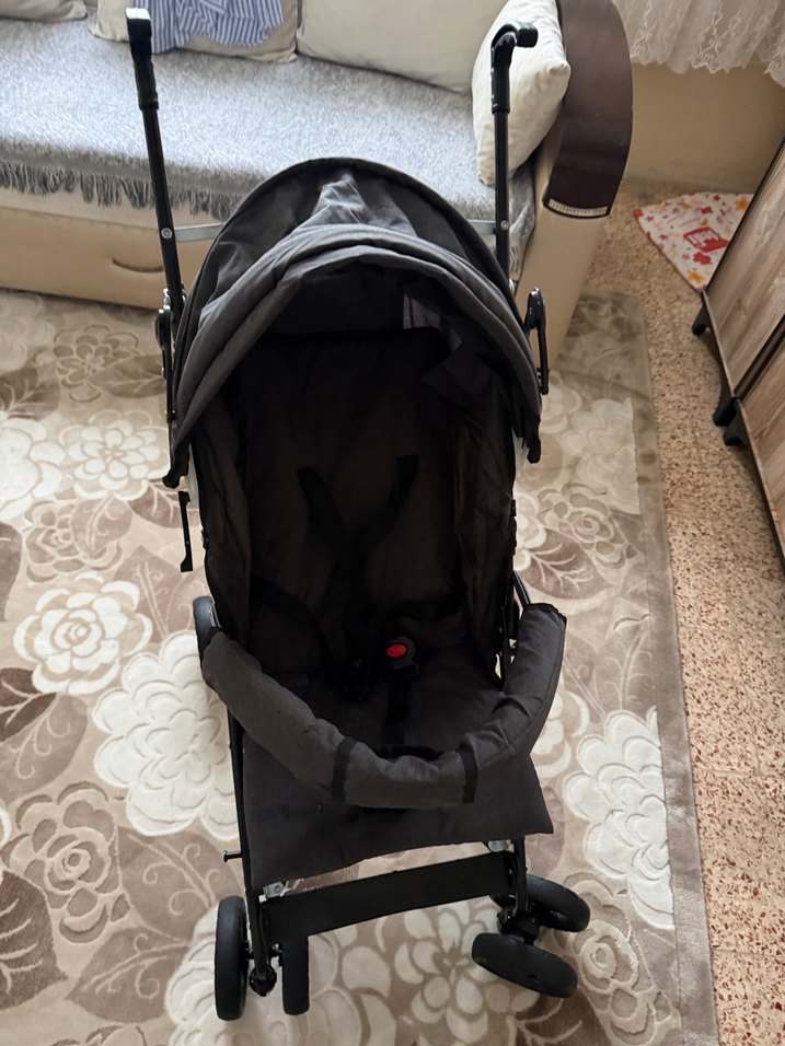 Gri Bebek Arabası - Görsel 2