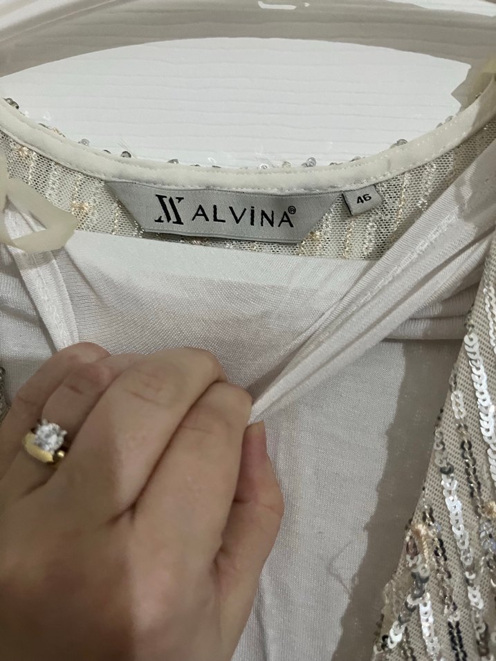 Gri Drapeli Uzun Bohem Parti Elbisesi - Görsel 5