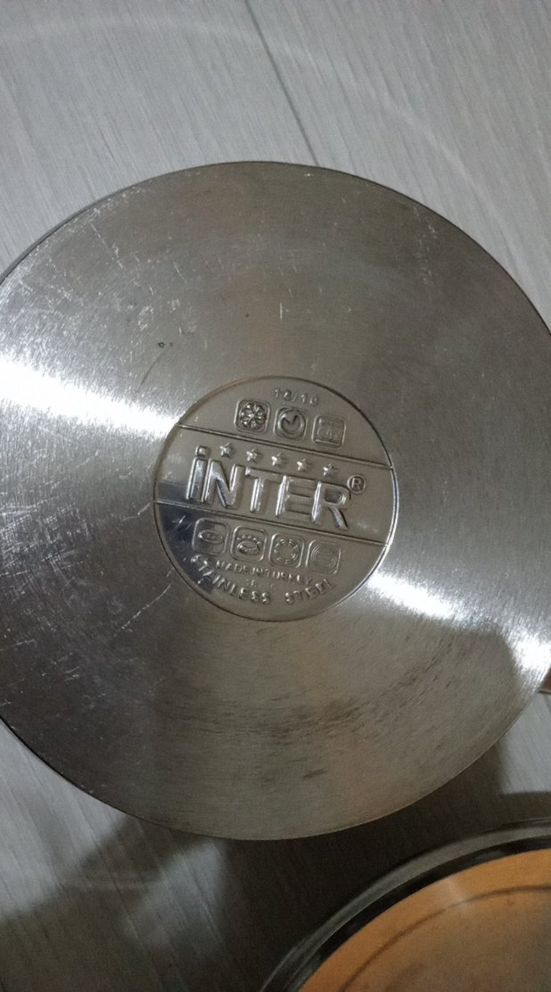 Mor Saplı Parlak Paslanmaz Çelik Tencere - Görsel 3