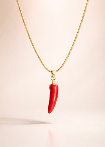 Biber Kolye Şans Kolyesi - Görsel 3