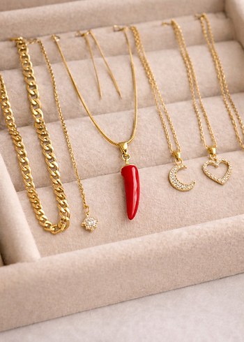 Biber Kolye Şans Kolyesi - Görsel 2