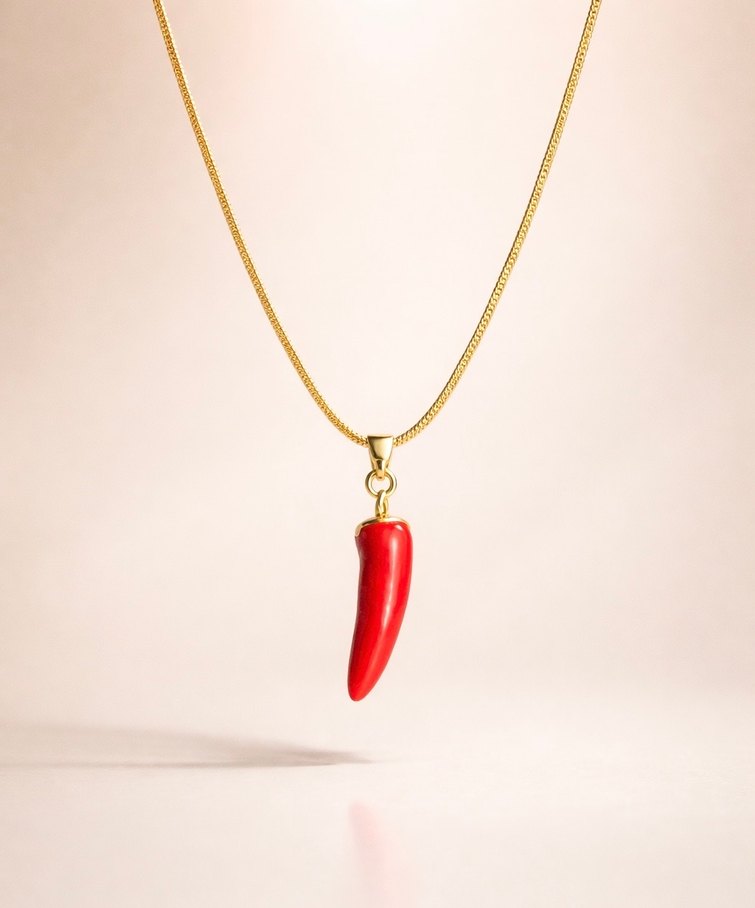 Biber Kolye Şans Kolyesi - Görsel 3