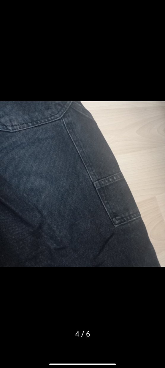 Siyah kemerli baggy jean - Görsel 5