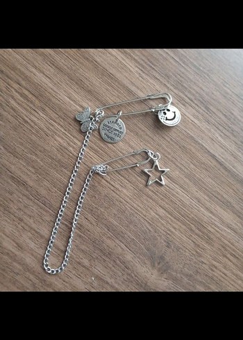 Gotik iğneli zincirli charm - Görsel 2