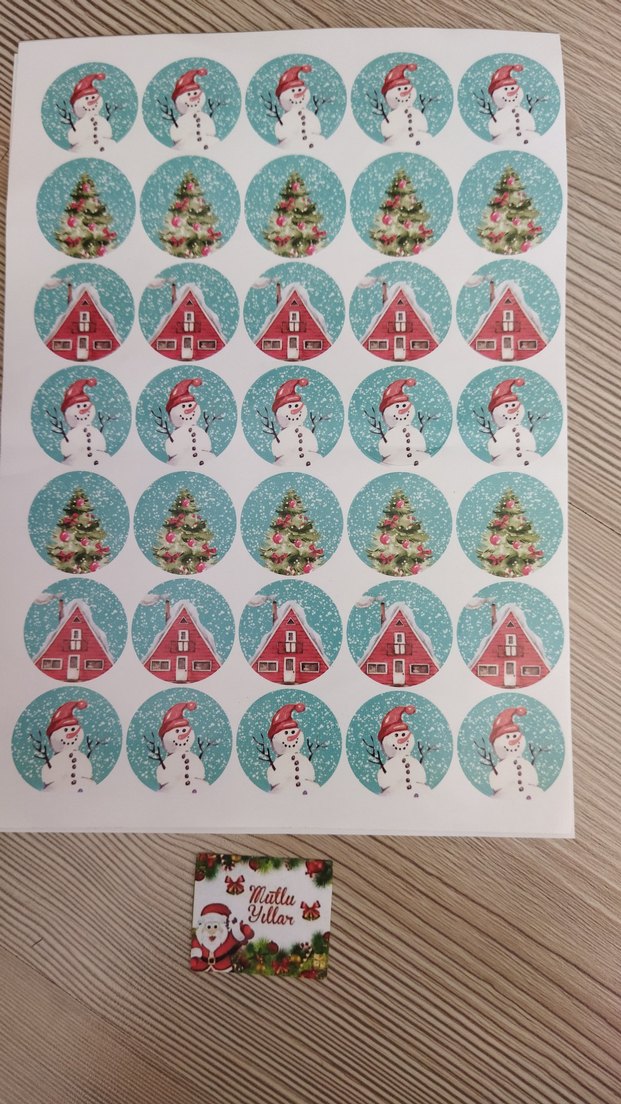 Renkli Süslemeli Beyaz lavanta Hediye Kesesi - Görsel 3