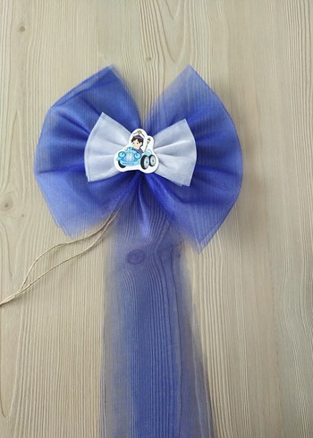 Mavi Renkli Erkek sünnet Fiyonk Aksesuarı - Görsel 3