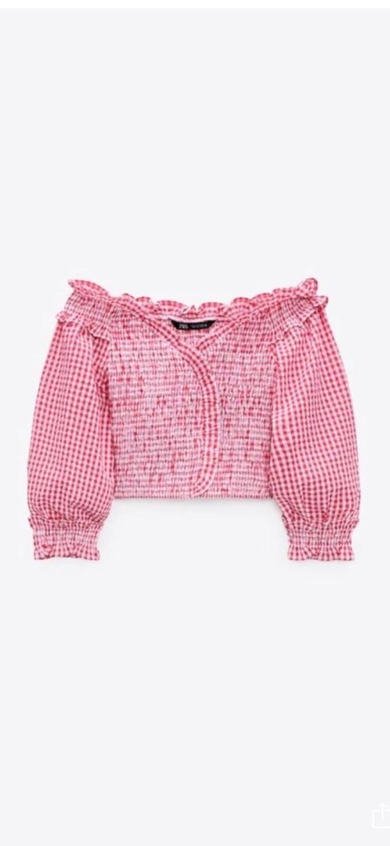 PÖTİKARELİ ZARA BLUZ - Görsel 4