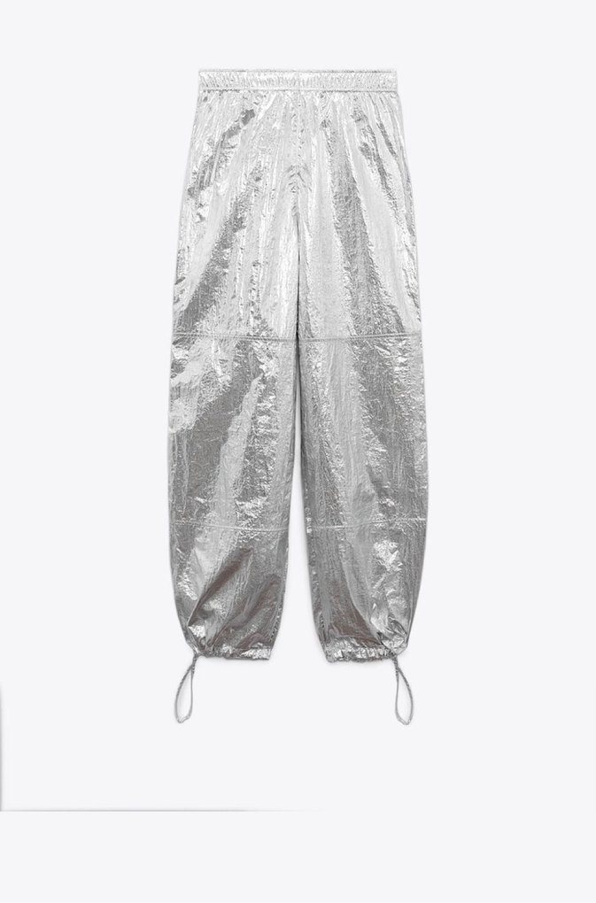 METALİK PARAŞÜT PANTOLON - Görsel 3