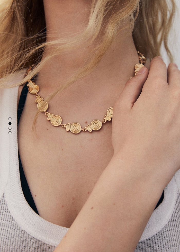 MANGO SARMAL KOLYE+KÜPE - Görsel 2