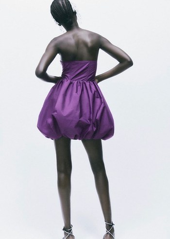 VOLANLI MİNİ ELBİSE - Görsel 5