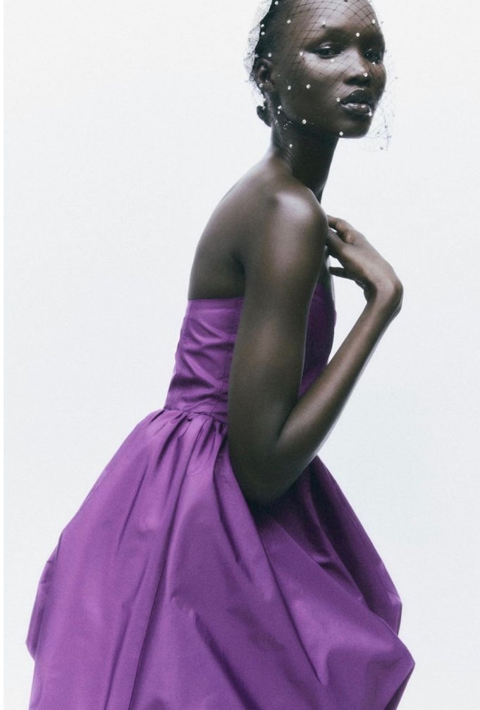 VOLANLI MİNİ ELBİSE - Görsel 4