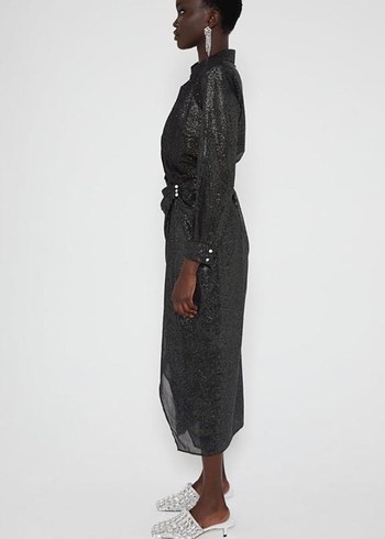 ZARA PARLAK KRUVAZE ELBİSE - Görsel 4