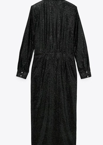 ZARA PARLAK KRUVAZE ELBİSE - Görsel 7