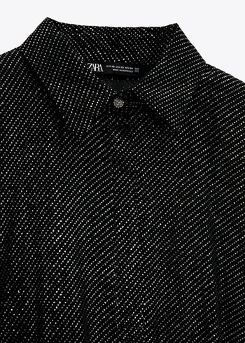 ZARA PARLAK KRUVAZE ELBİSE - Görsel 8