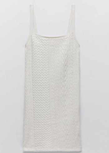 SAÇ ÖRGÜLÜ KISA ELBİSE - Görsel 2