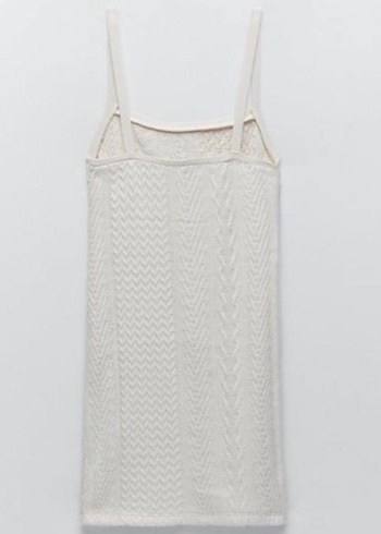 SAÇ ÖRGÜLÜ KISA ELBİSE - Görsel 3