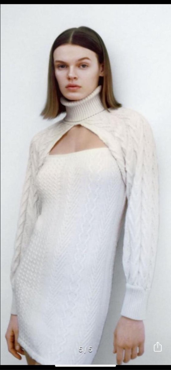 SAÇ ÖRGÜLÜ KISA ELBİSE - Görsel 5